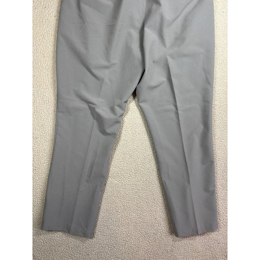 Adidas Ultimate Golf Pants Mens 38x30 Grey Flat Front Stretch BC1606 Trousers
